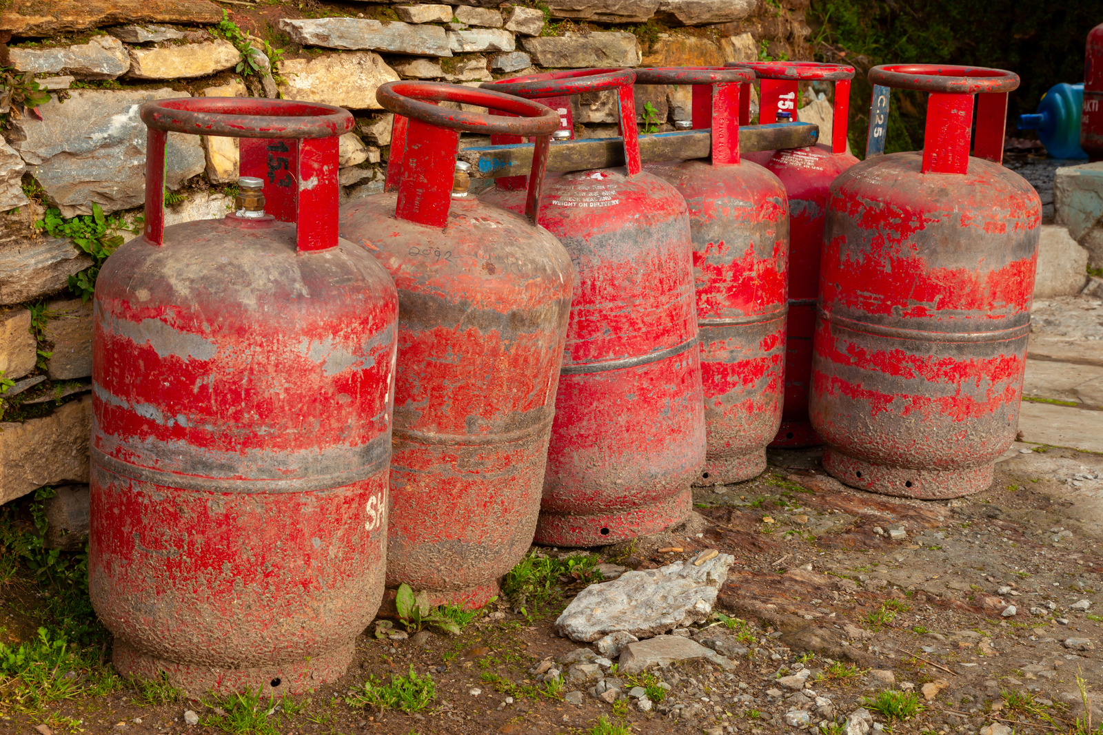 gas cylinders