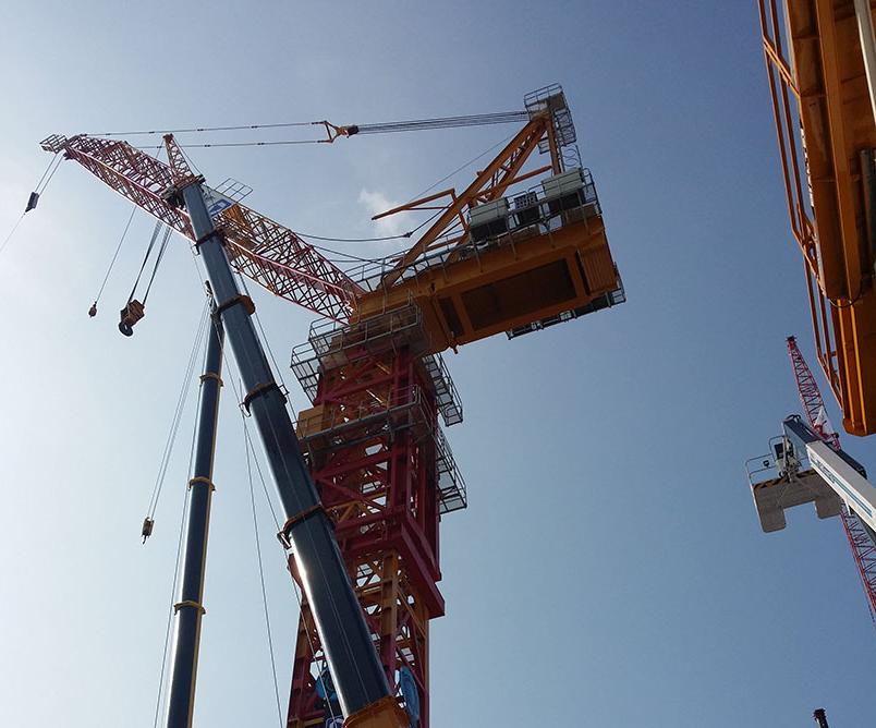 crane in operation