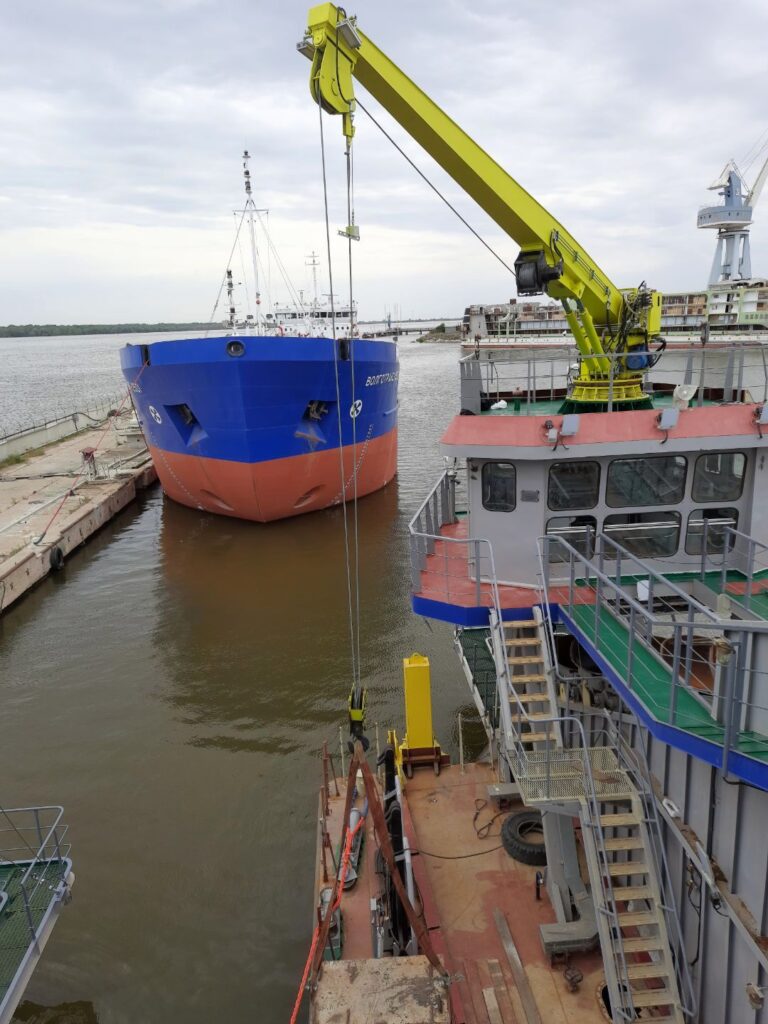 formation à l'utilisation des grues de navire