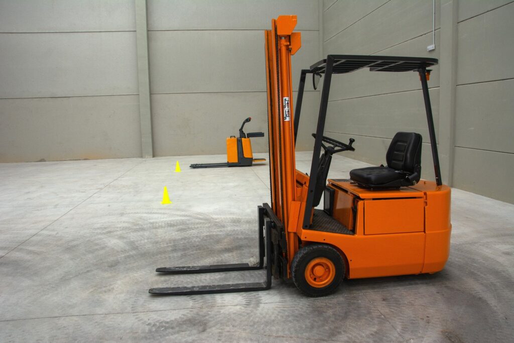 future forklift operator on the manoeuvring site