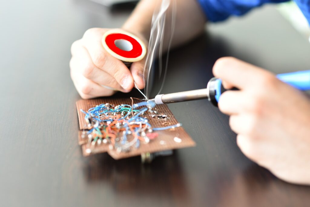 Soldering training